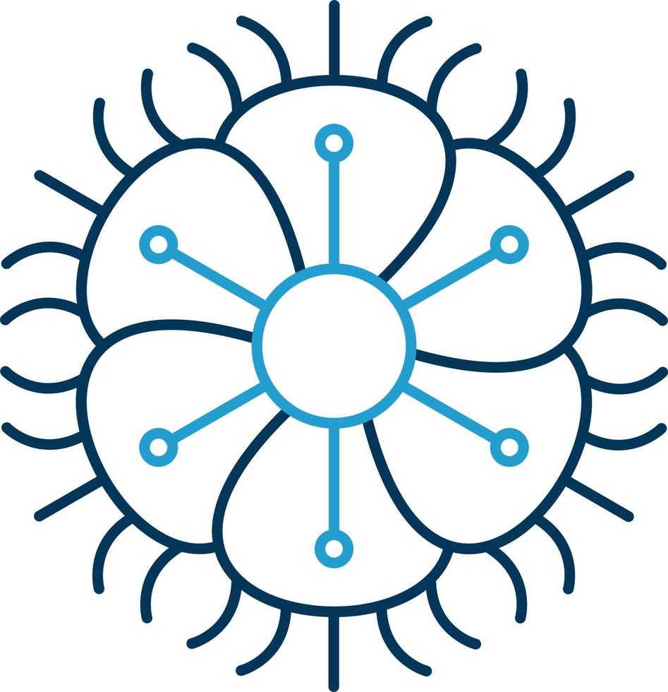 Fringed Dianthus Vector Icon Design