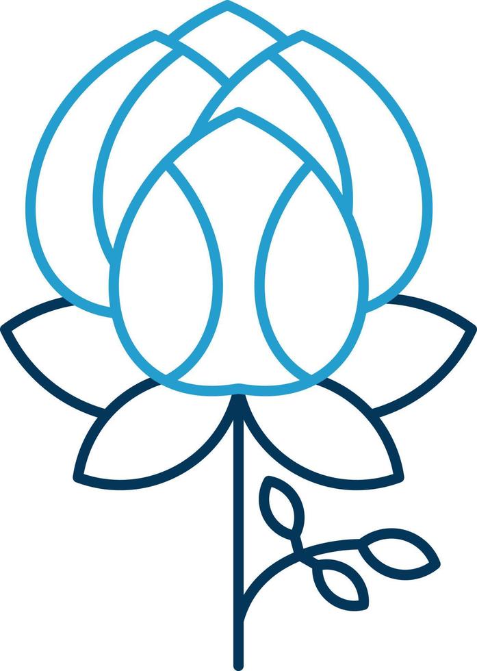 Peony Vector Icon Design