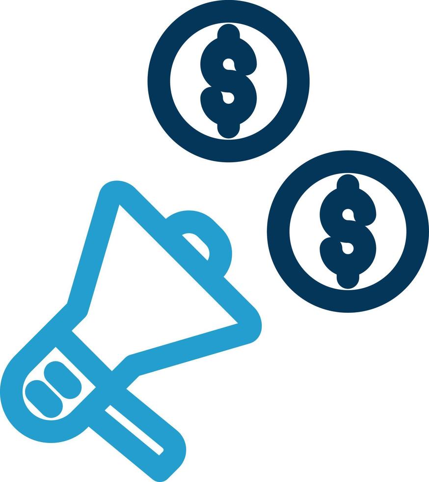 Marketing Budget Vector Icon Design