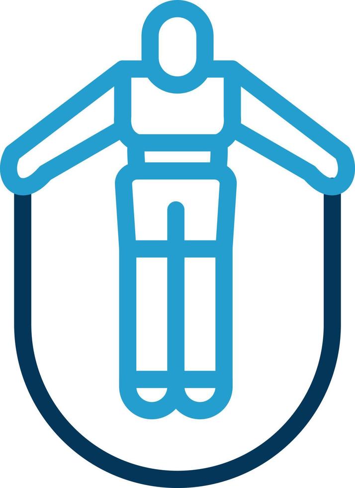 Jumping Jack Vector Icon Design