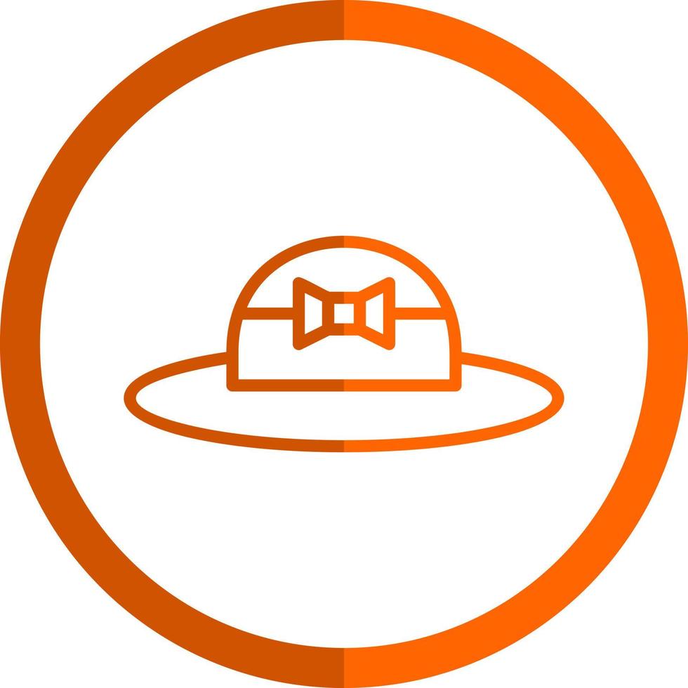 diseño de icono de vector de sombrero de pamela