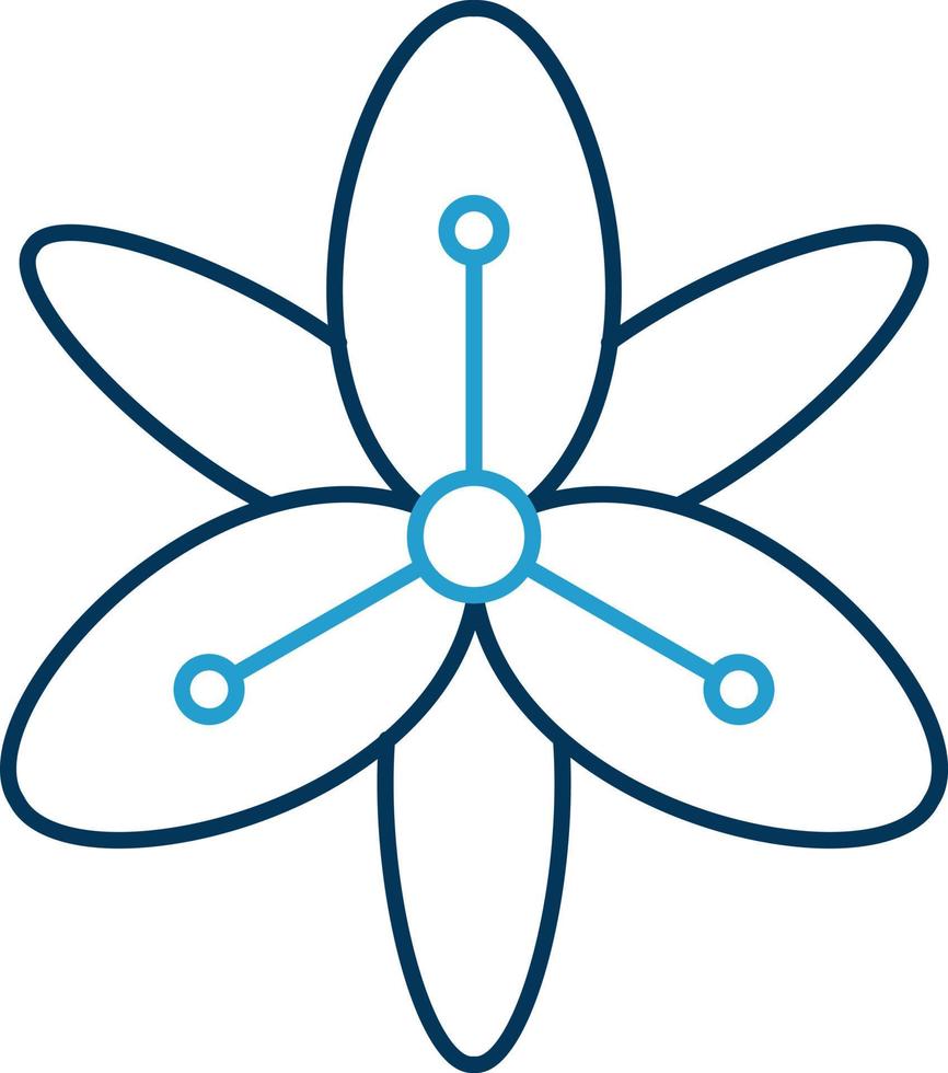 Tiger Lily Vector Icon Design