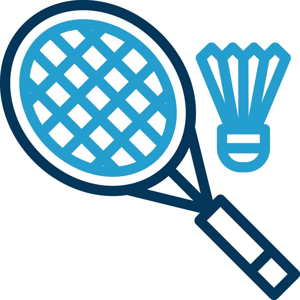 Badminton Vector Icon Design