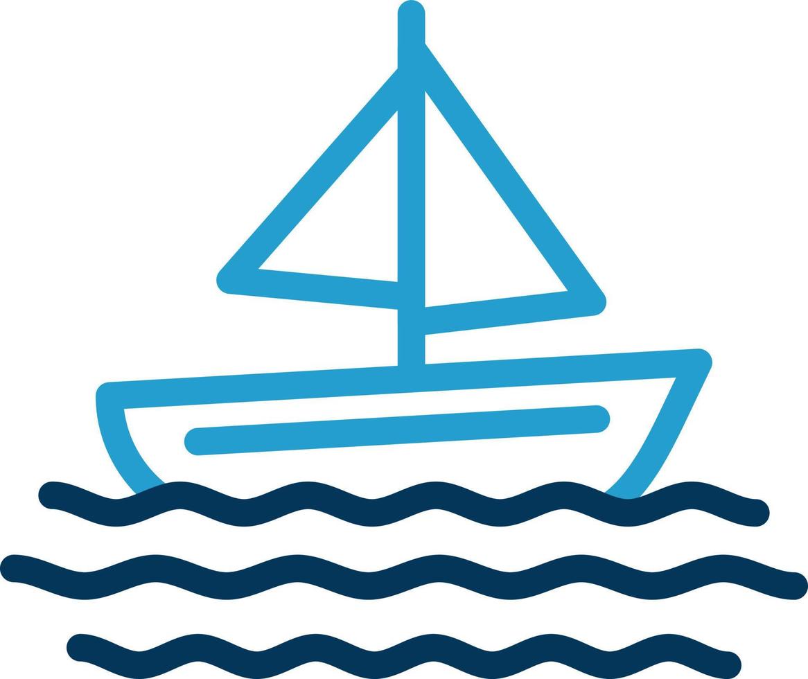 Sailing Vector Icon Design