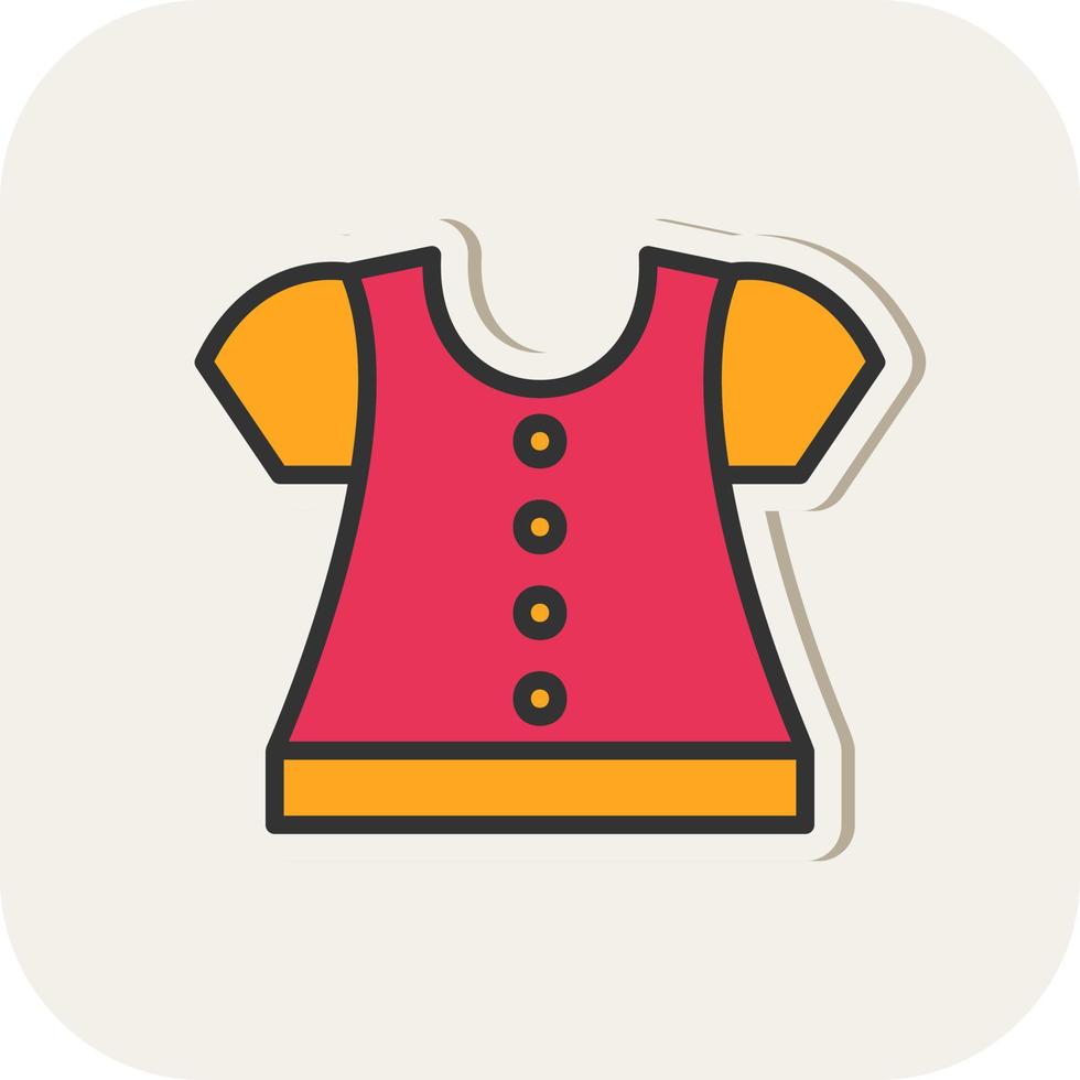 Blouse Vector Icon Design