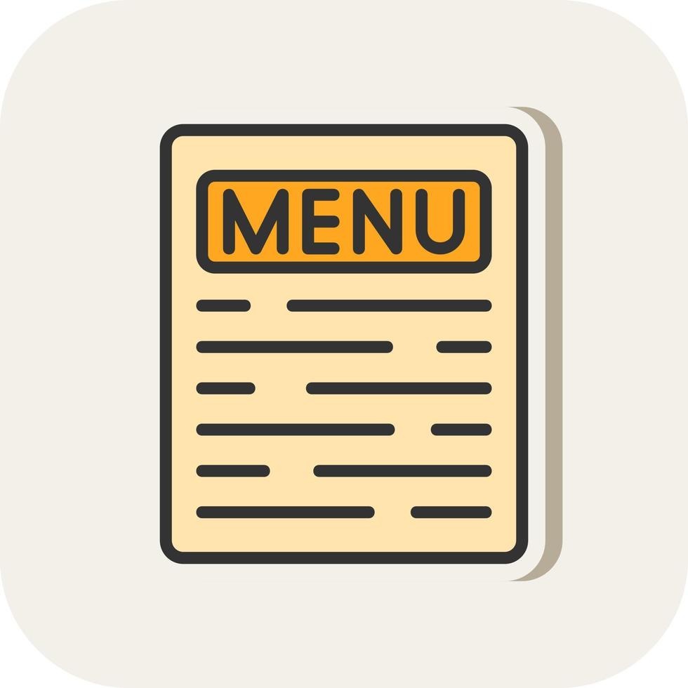 Menu Vector Icon Design