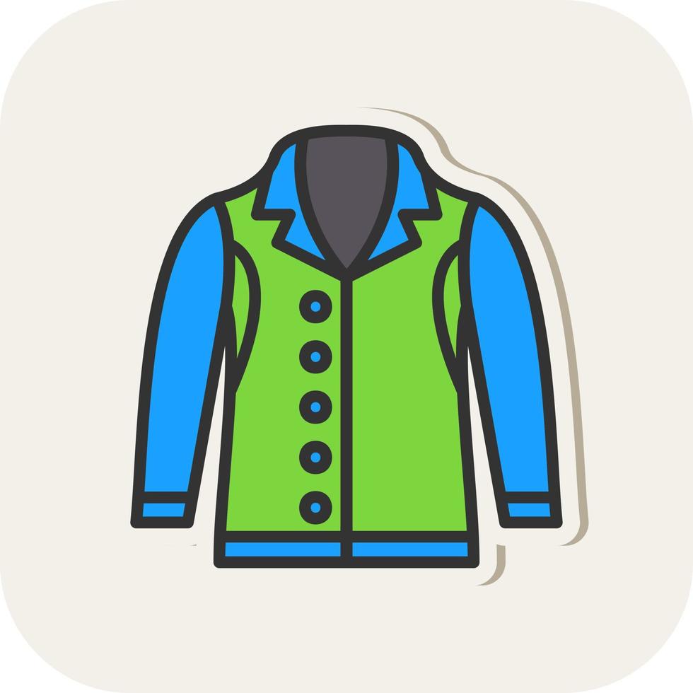 Coat Vector Icon Design