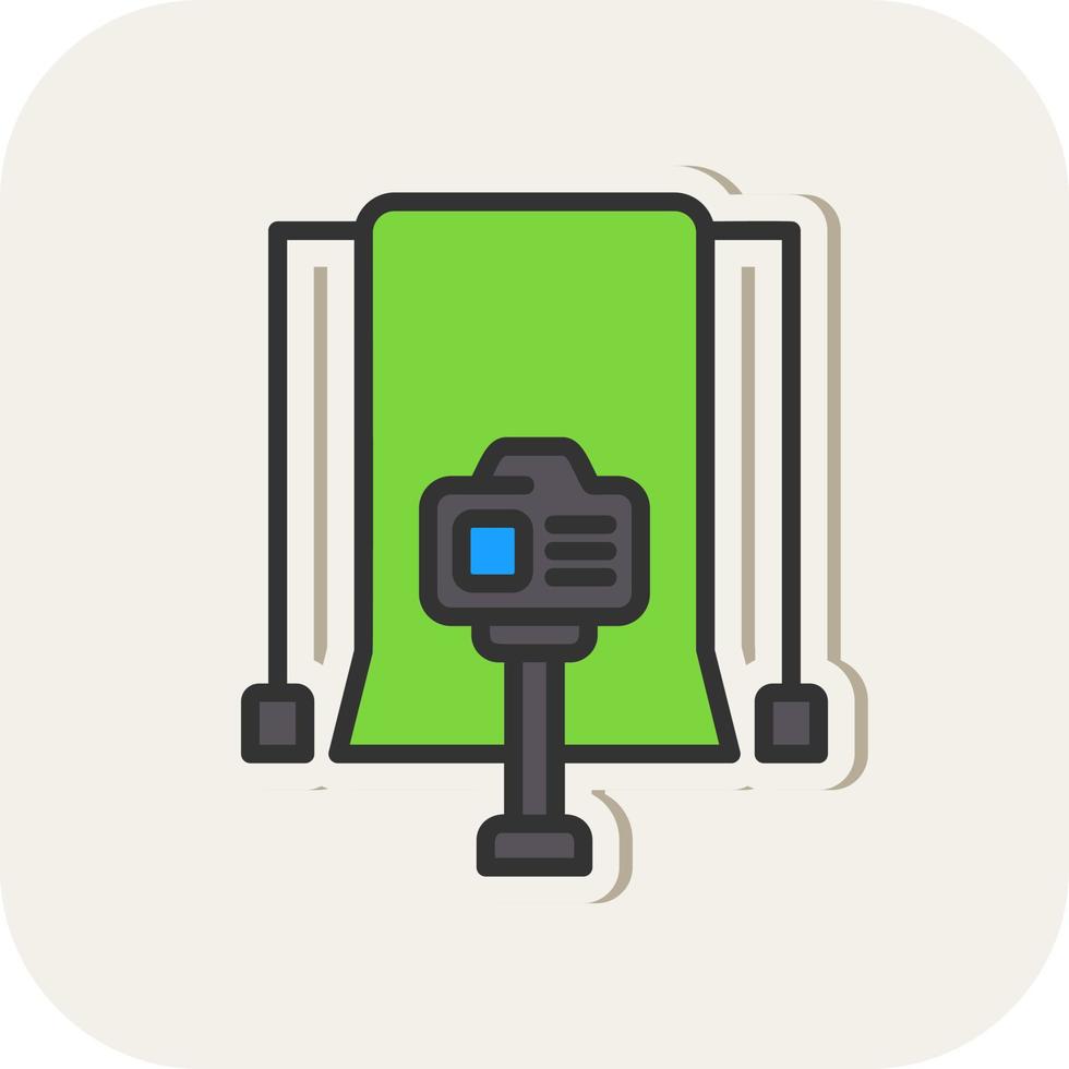 Green Screen Vector Icon Design