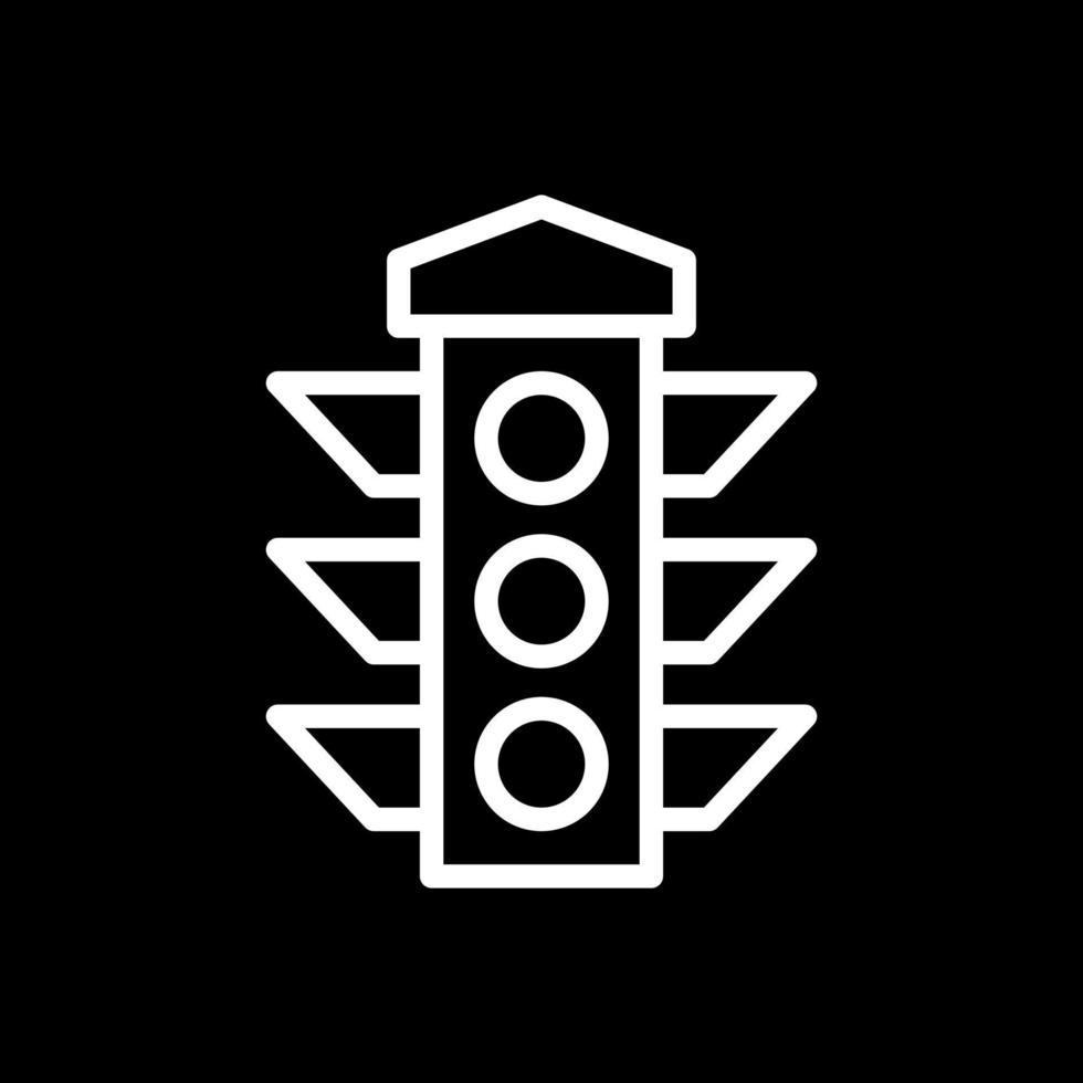 Traffic Lights Vector Icon Design