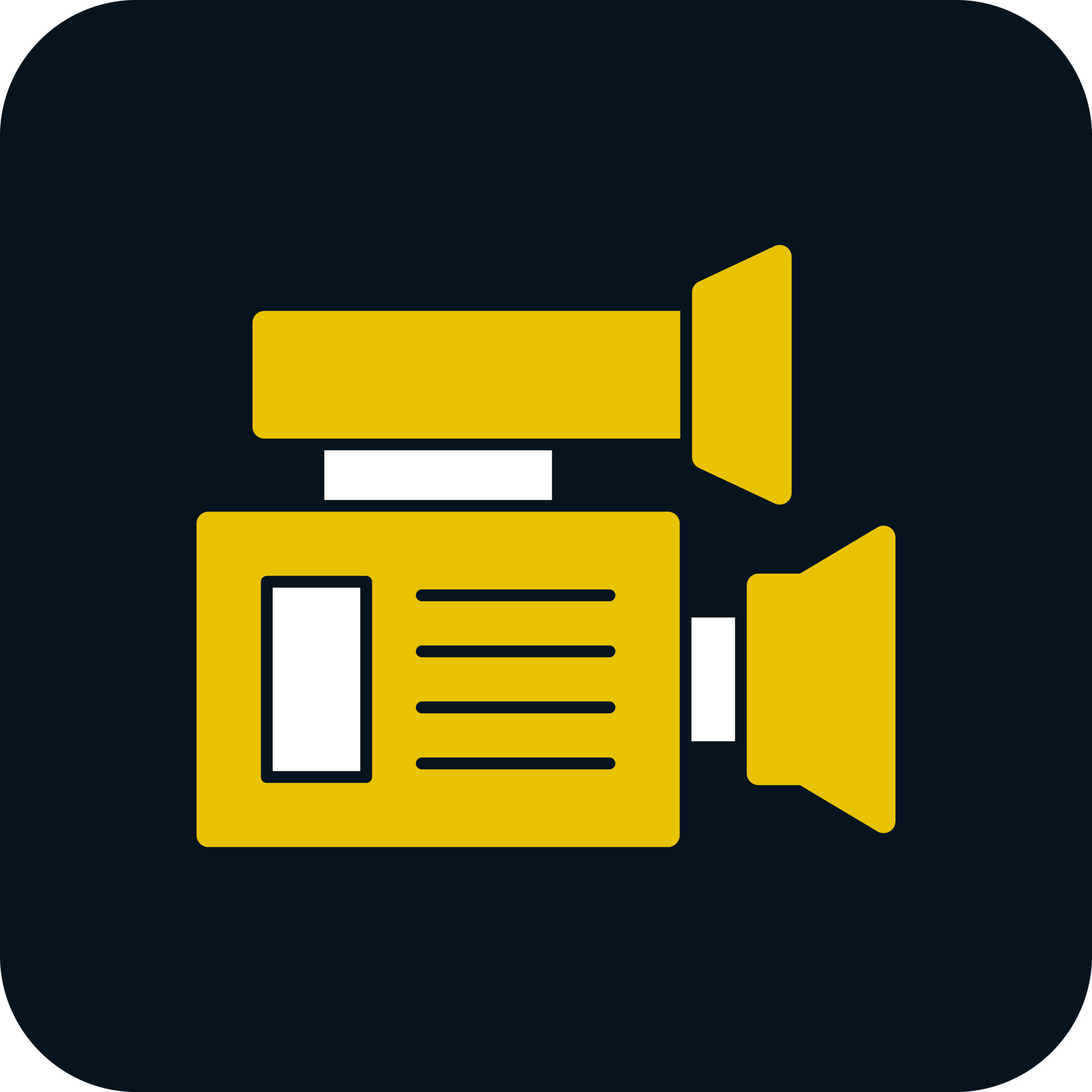 Video Camera Vector Icon Design 21242731 Vector Art at Vecteezy