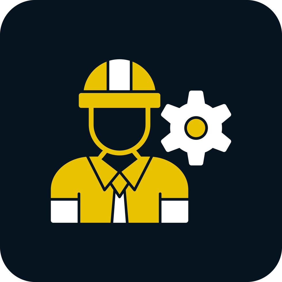 diseño de icono de vector de ingeniero