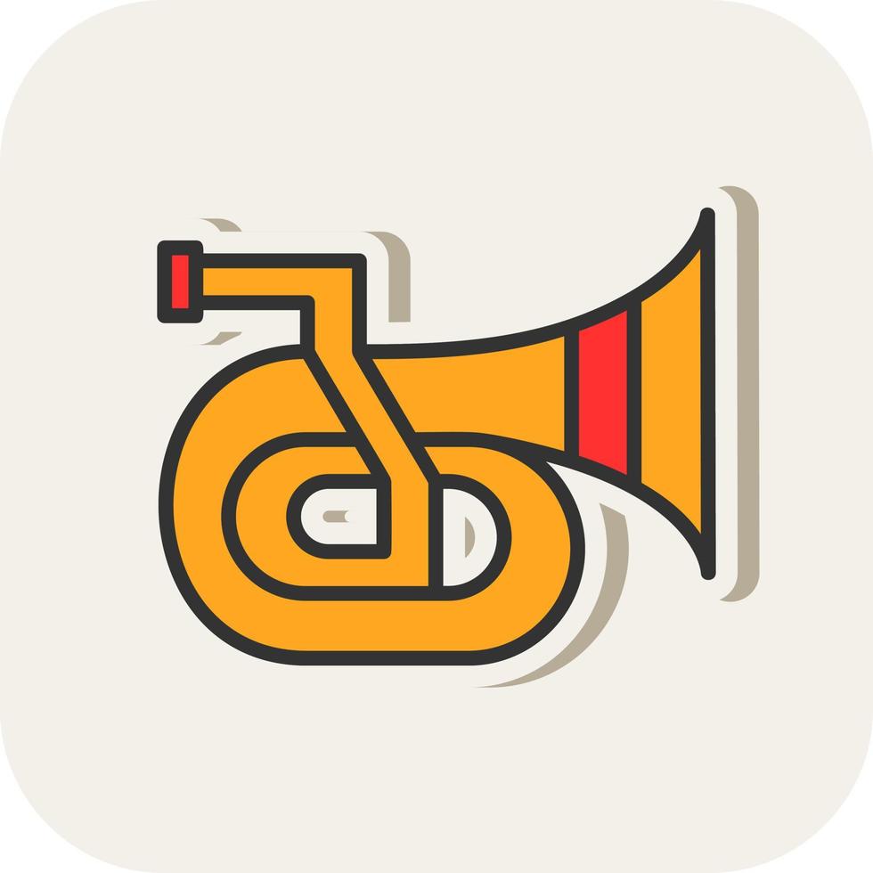 Trumpet Vector Icon Design