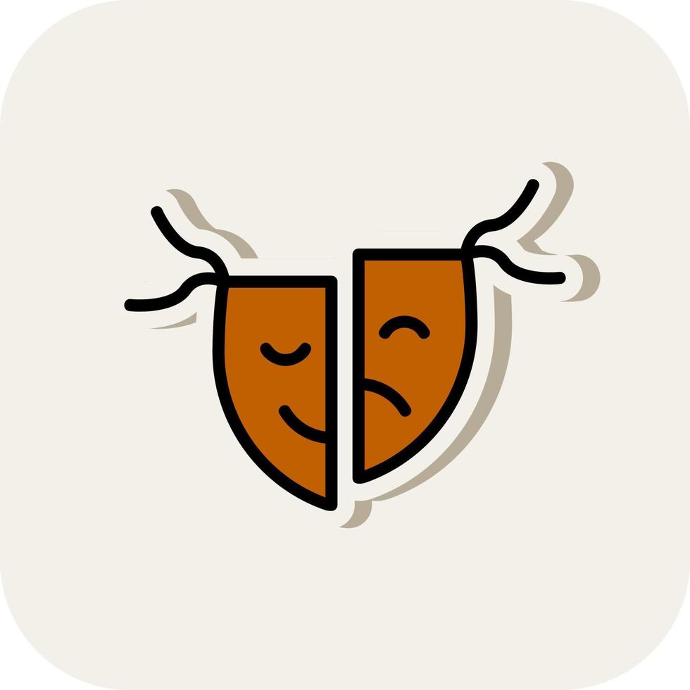 Tragedy Vector Icon Design