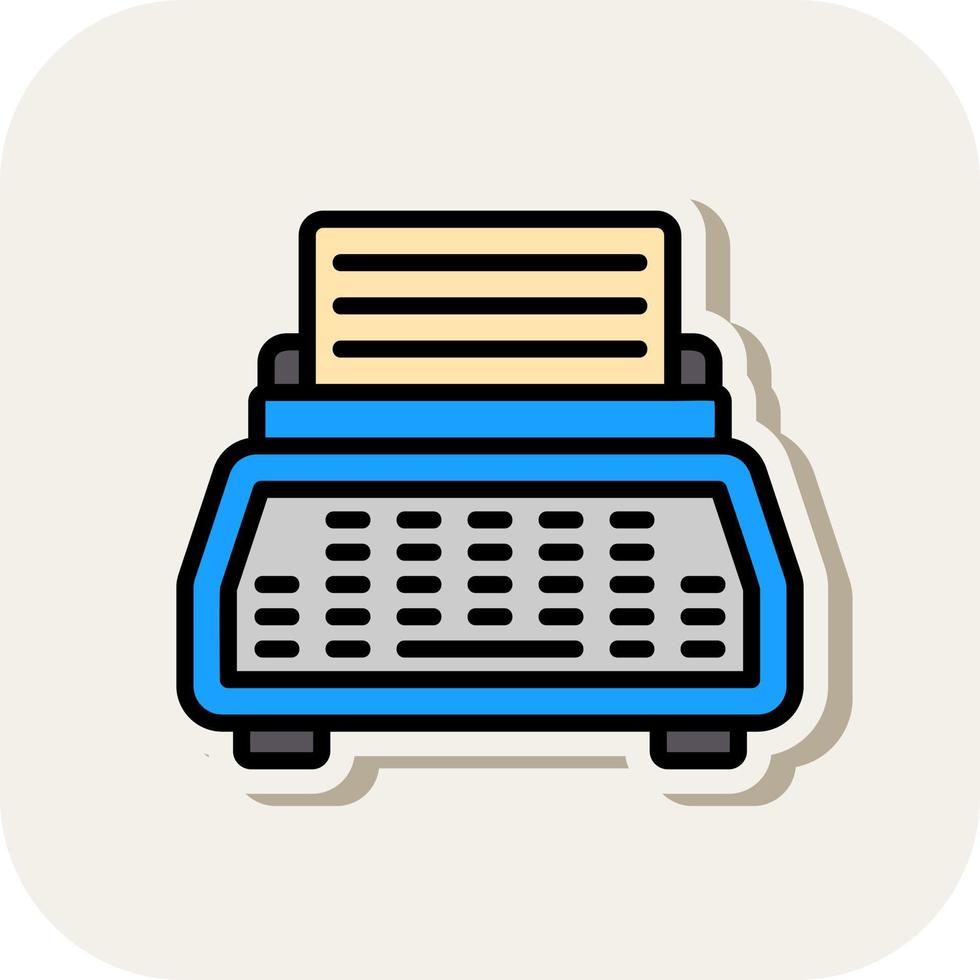 Typing Vector Icon Design