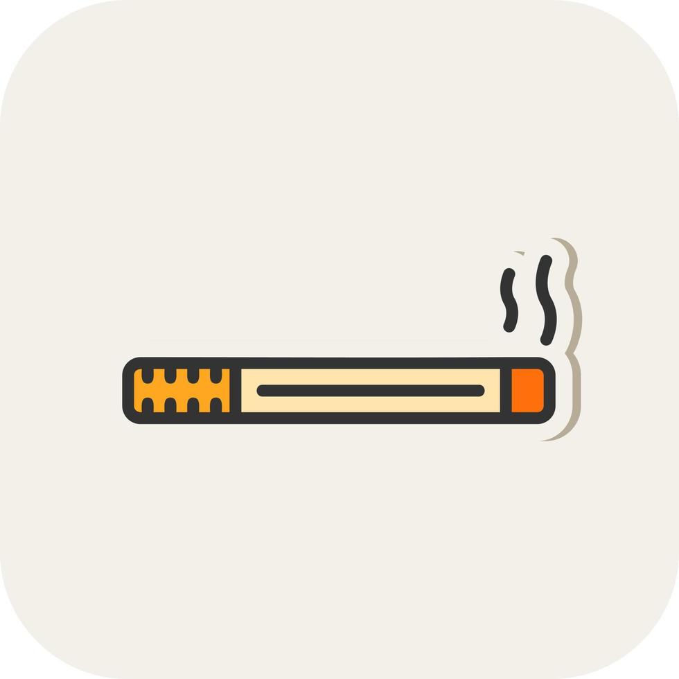 Cigarette Vector Icon Design