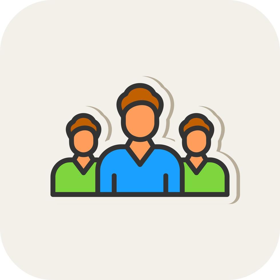 Staff Vector Icon Design