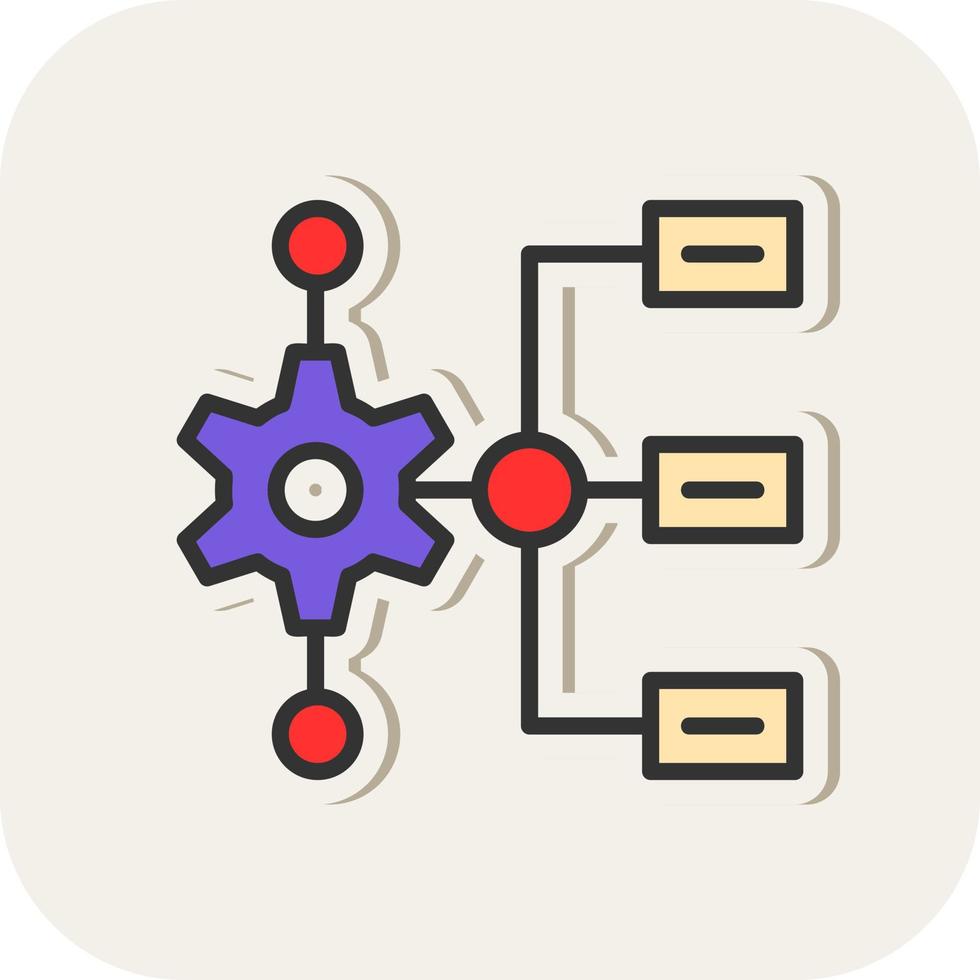Workflow Vector Icon Design