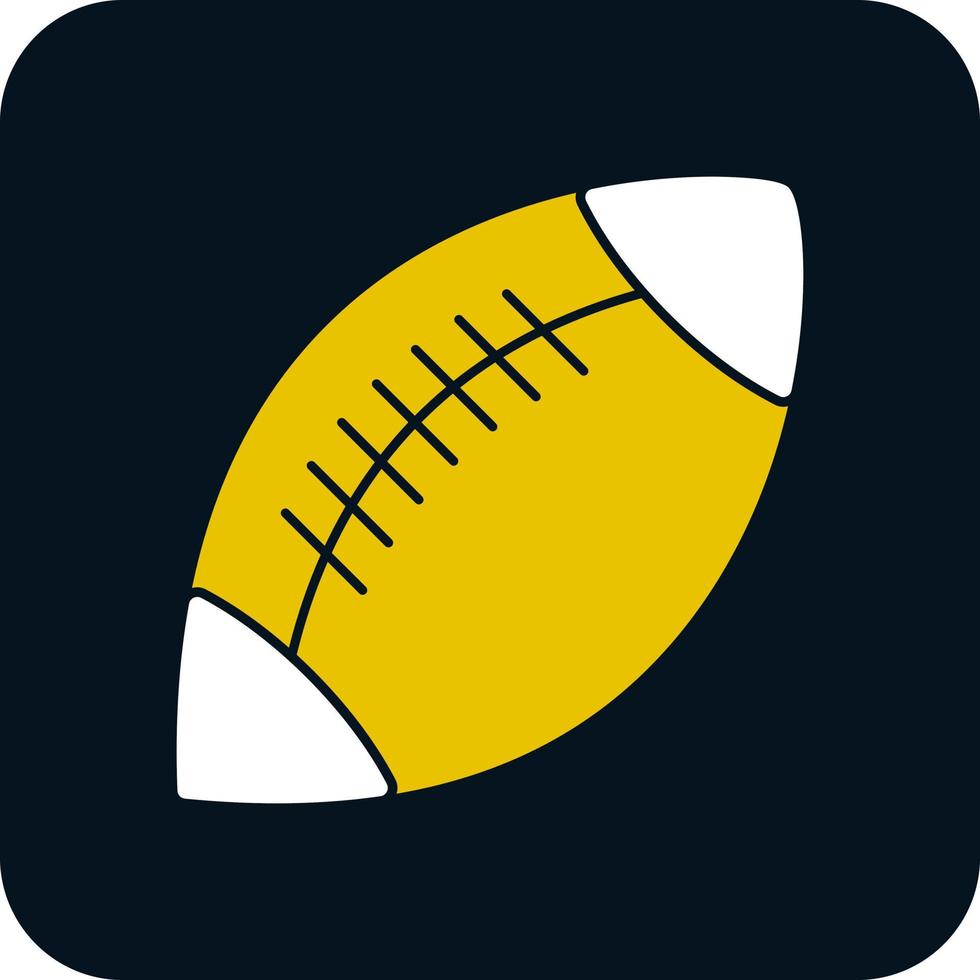 diseño de icono de vector de rugby