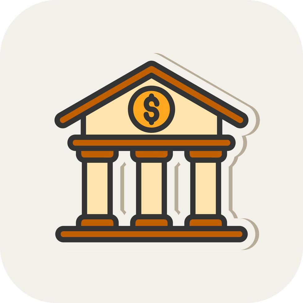 diseño de icono de vector de banco