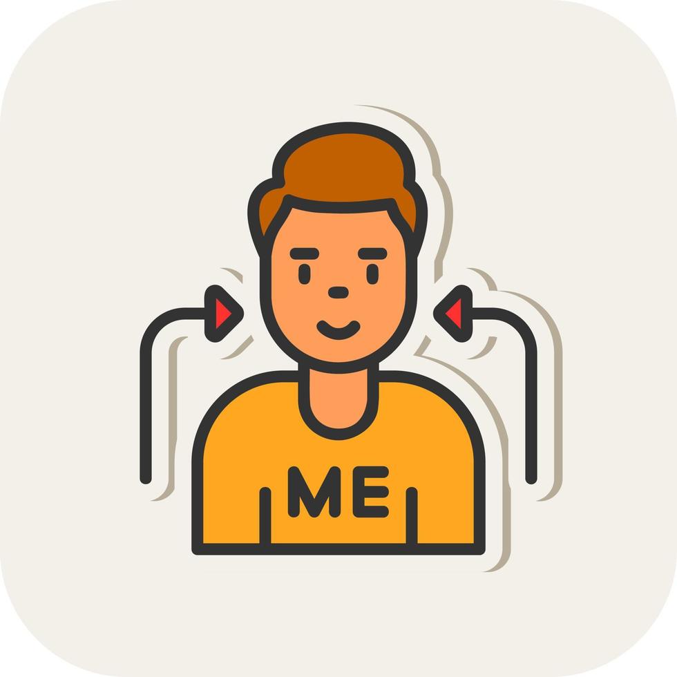 Myself Vector Icon Design