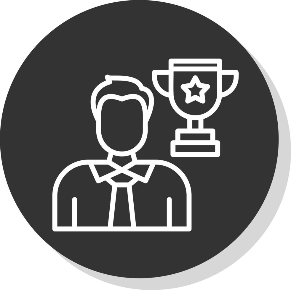 Winner Vector Icon Design