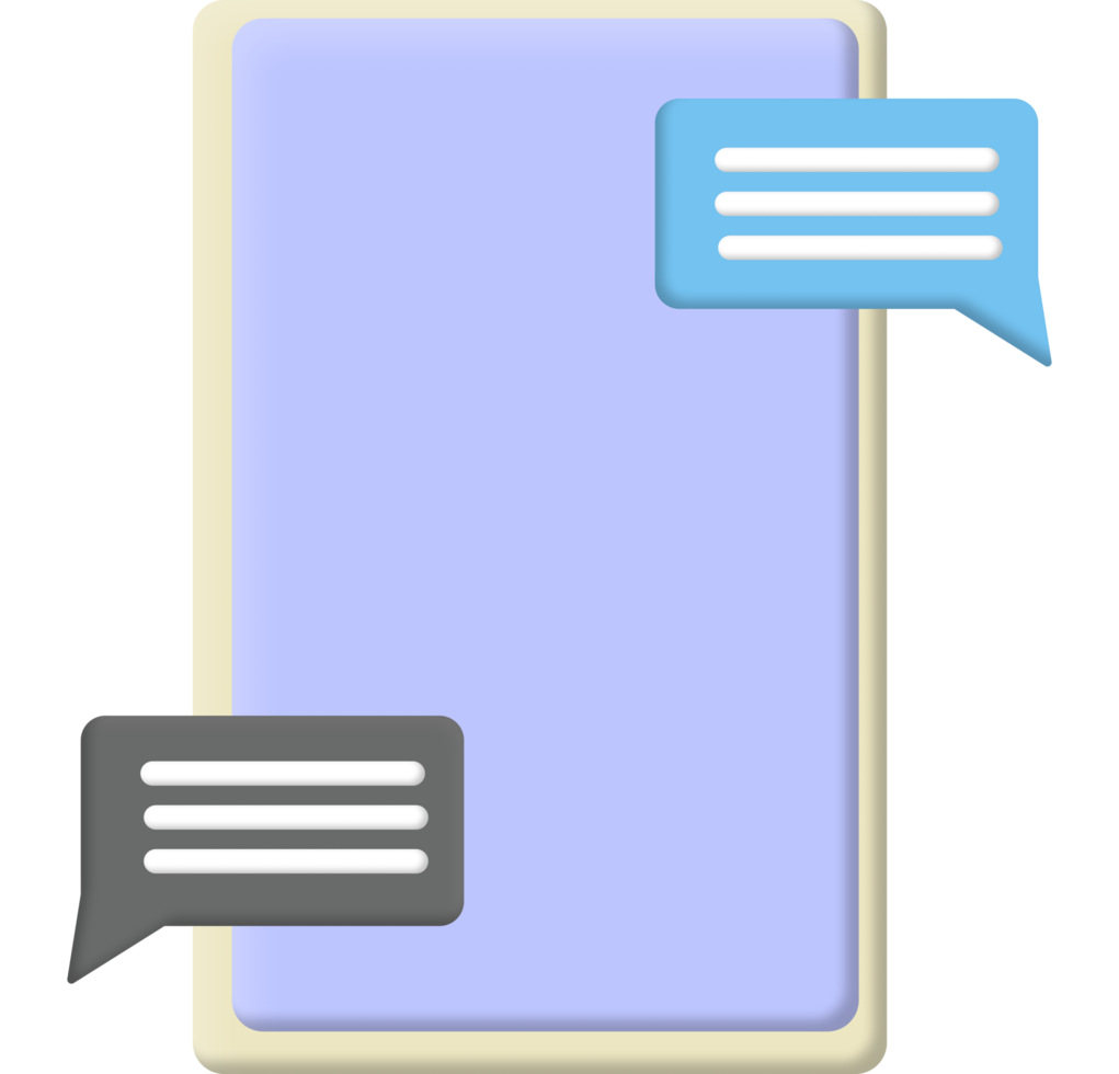 chat with phone design png files