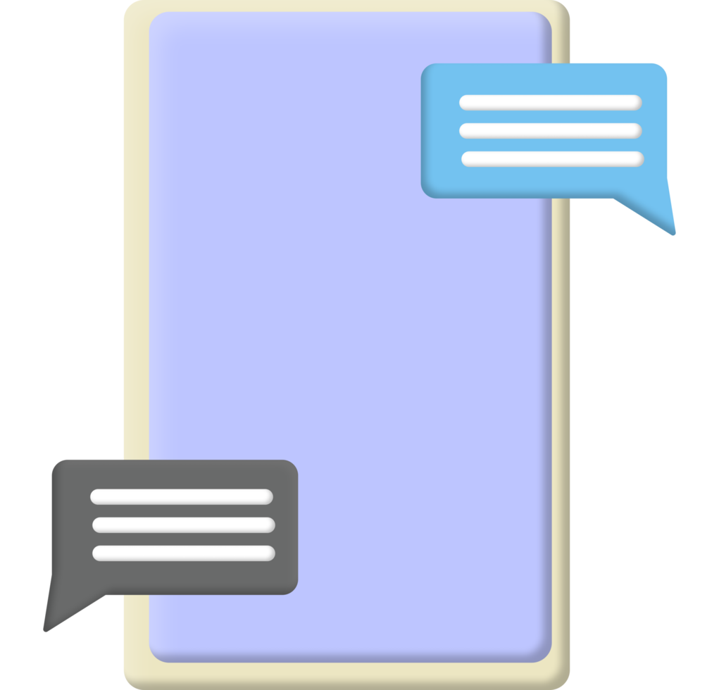 Chiacchierare con Telefono design png File