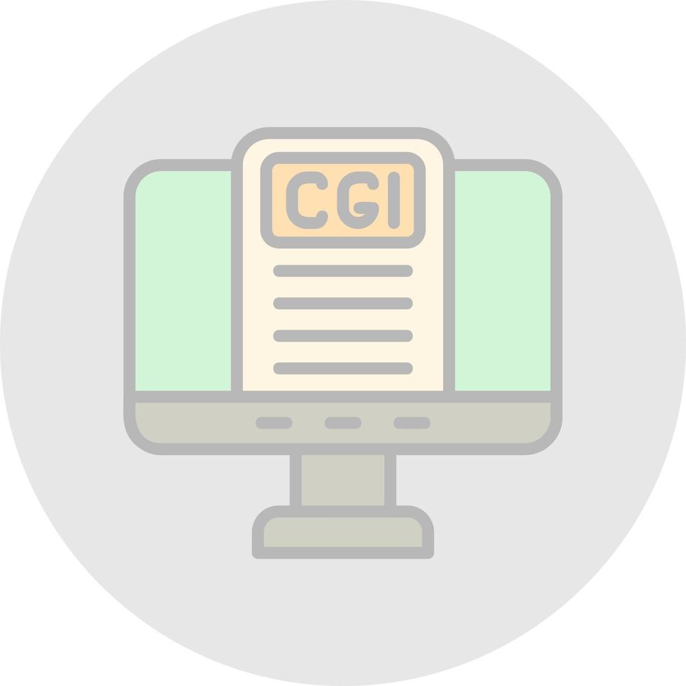 Cgi Vector Icon Design