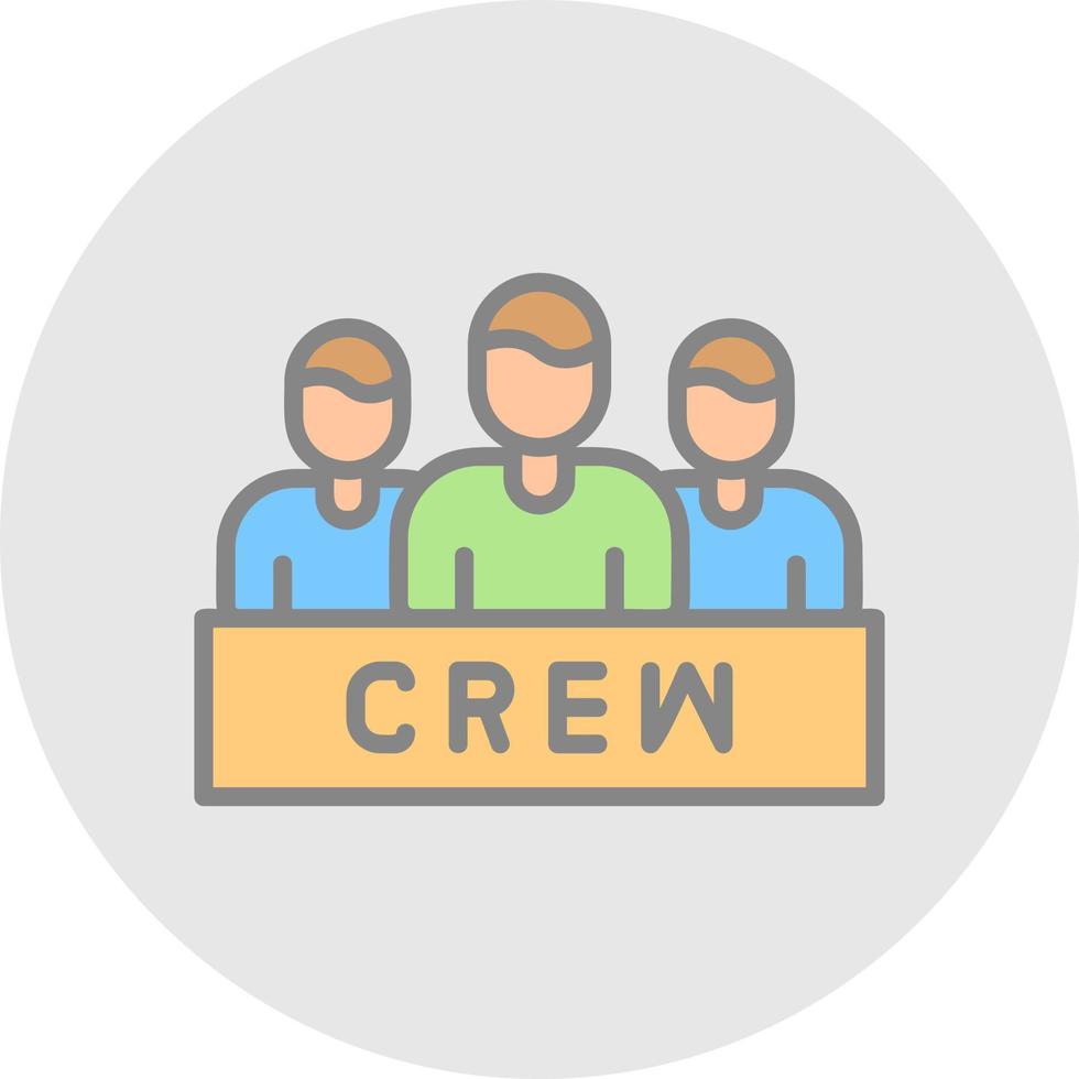 Crew Vector Icon Design