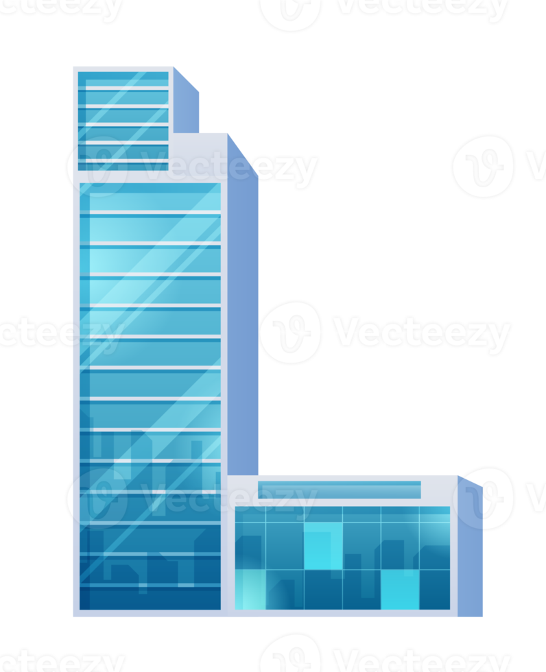 Futuristic Towers and buildings in modern style png