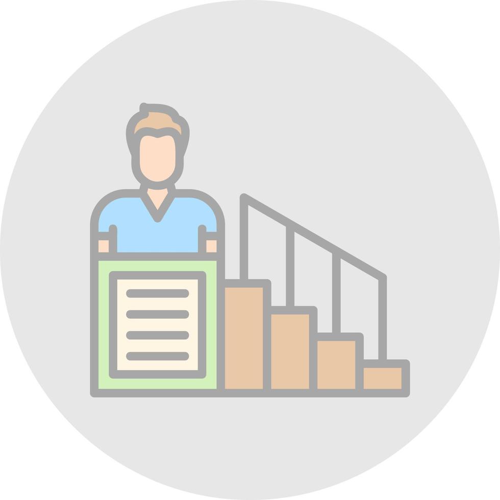Step Vector Icon Design