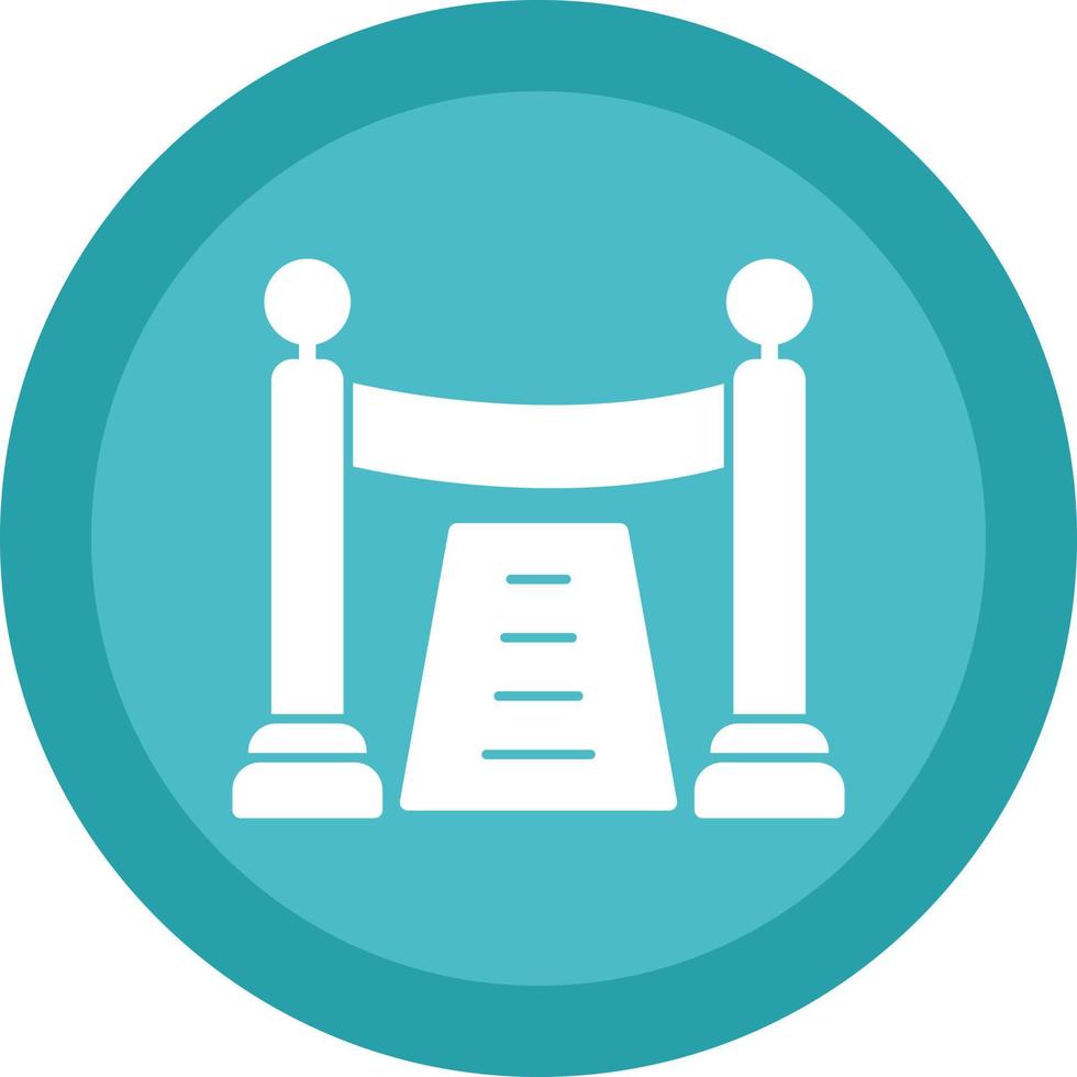 Red Carpet Vector Icon Design