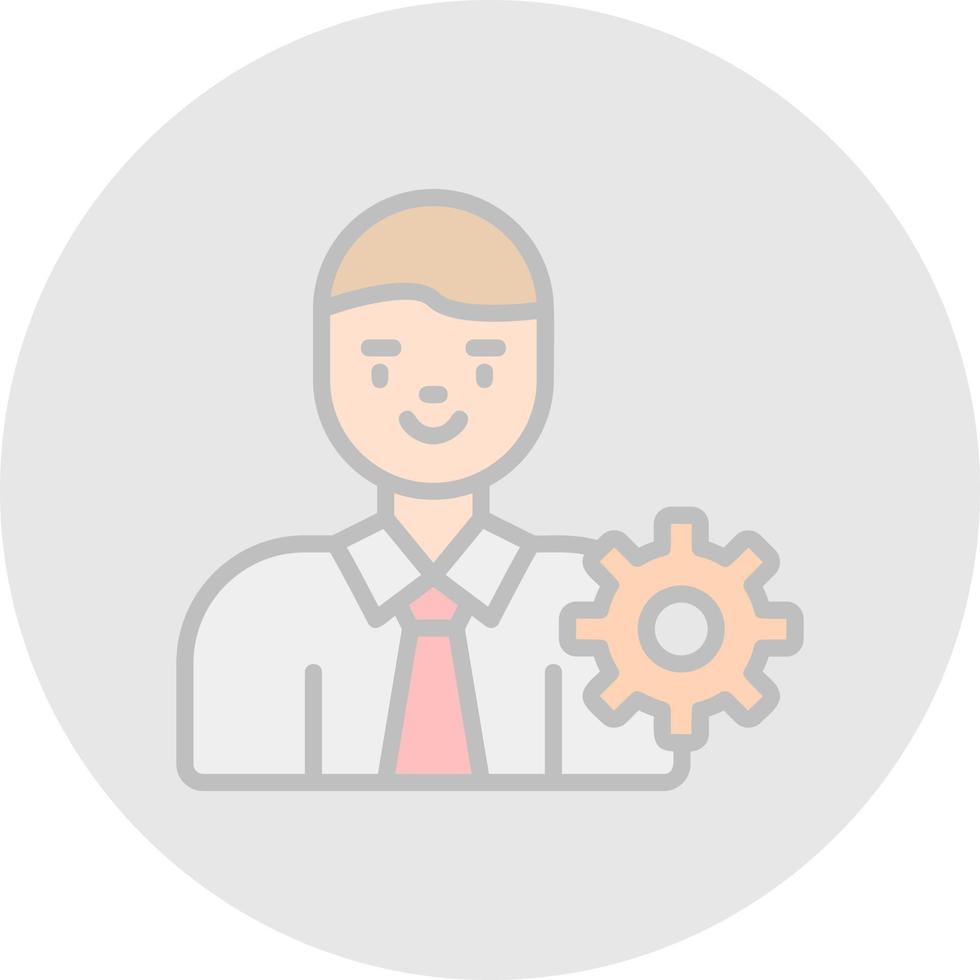 Engineer Vector Icon Design