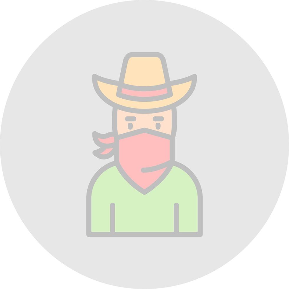 Bandit Vector Icon Design