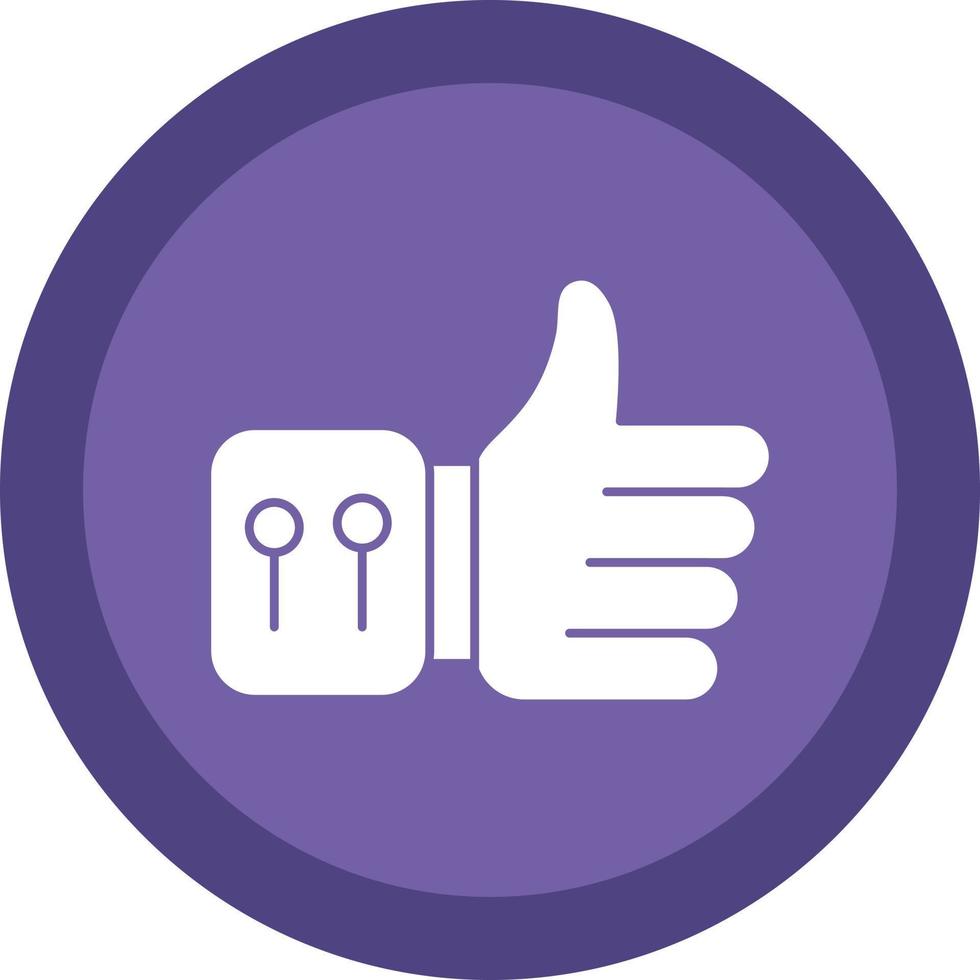 Thumbs Up Vector Icon Design