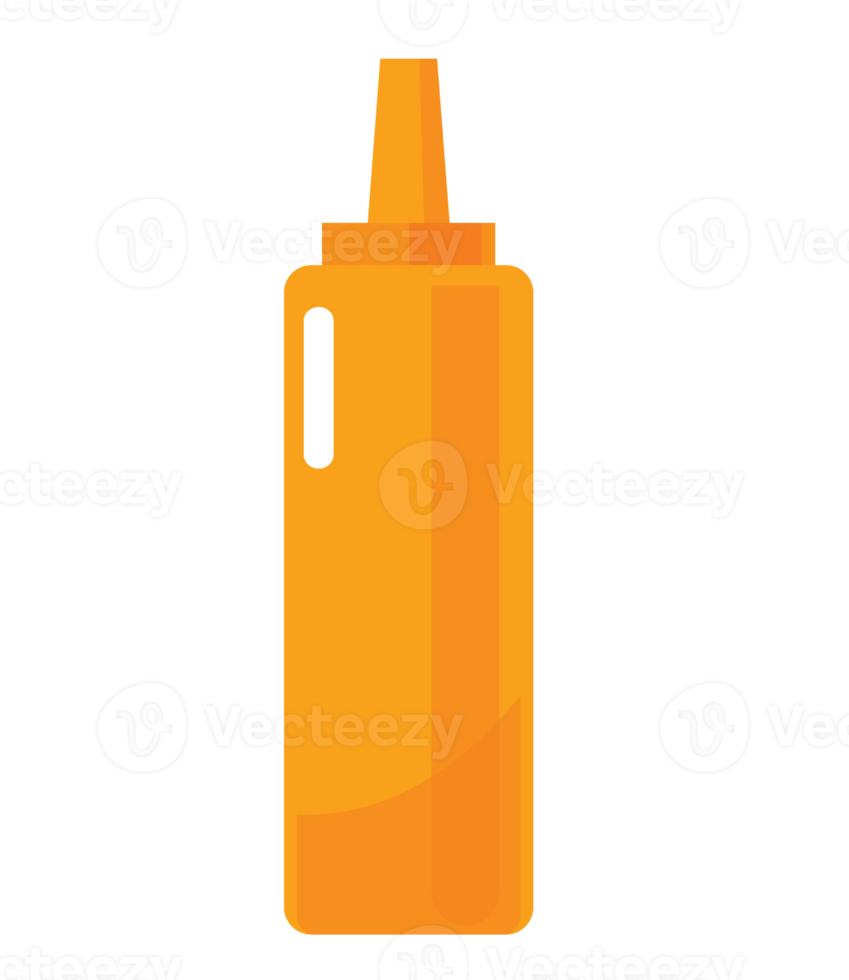 squeeze ketchup and mustard bottle isolated png