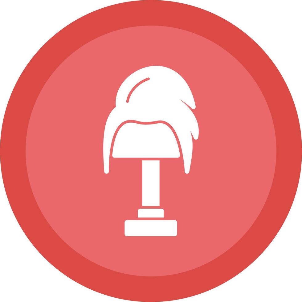 Wig Vector Icon Design