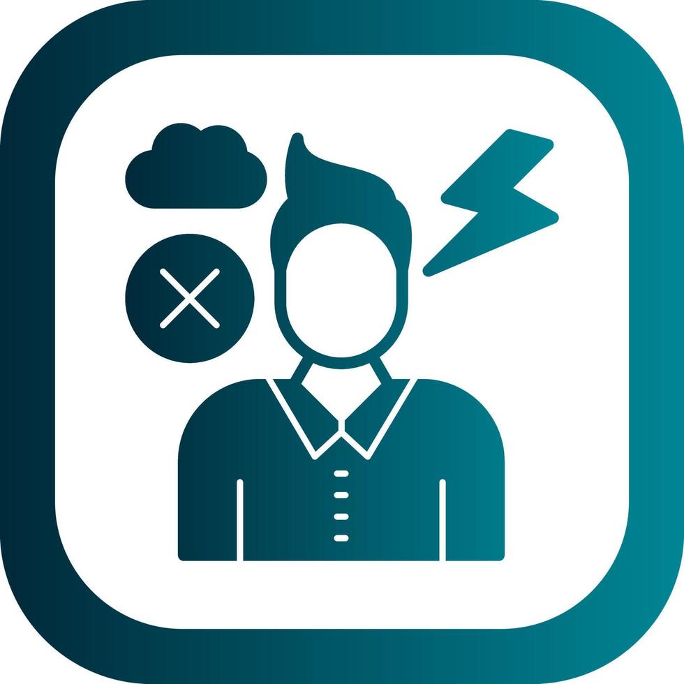 Anxiety Vector Icon Design