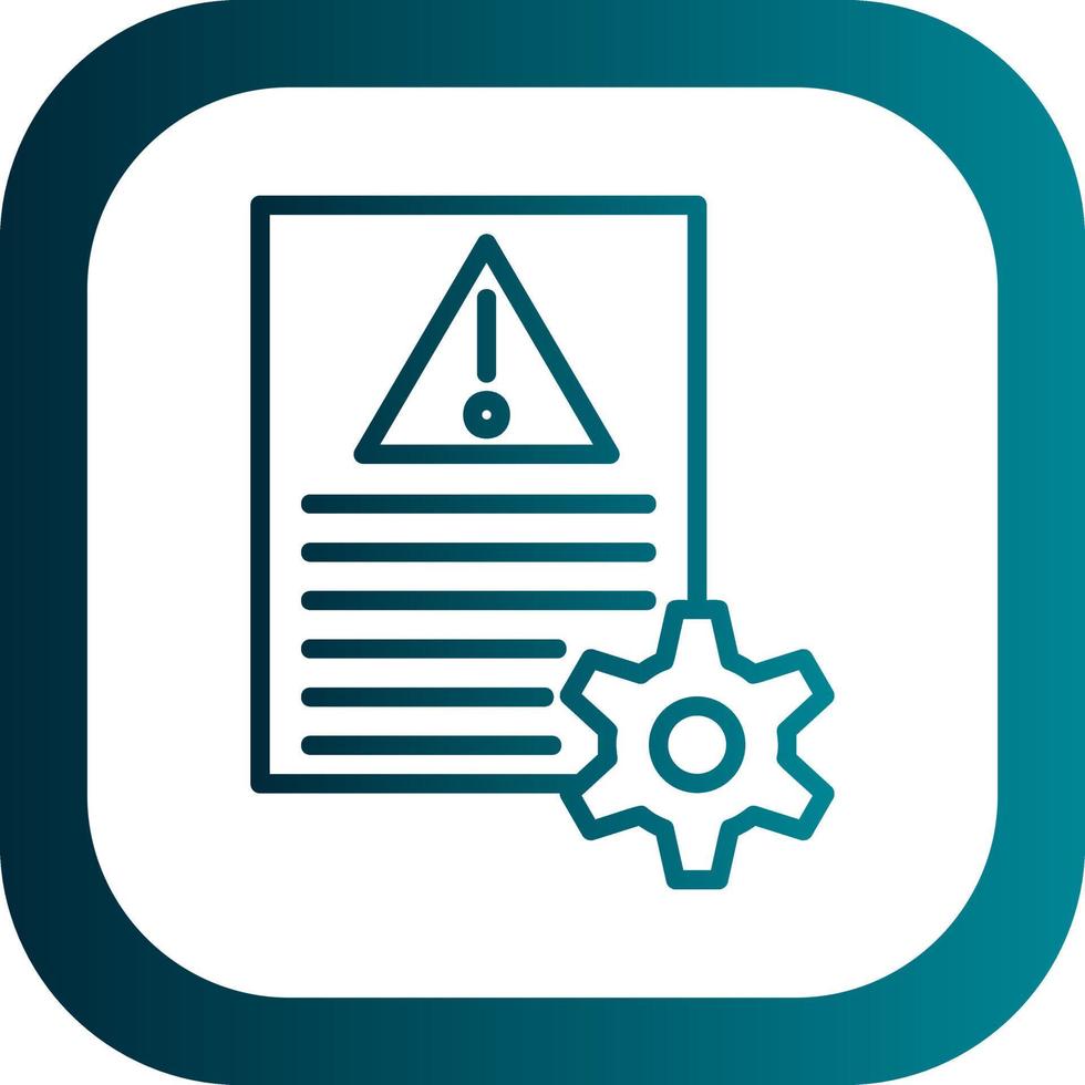 Risk Management Vector Icon Design