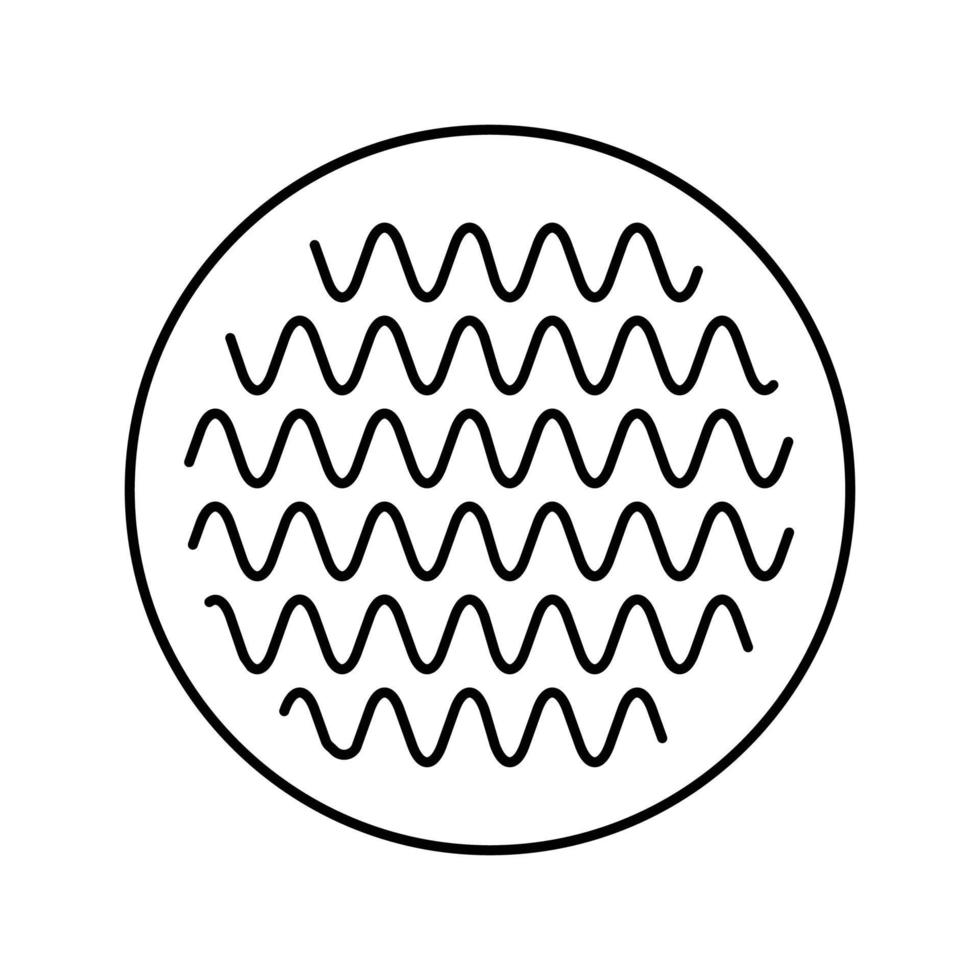stretch fabric textile line icon vector illustration