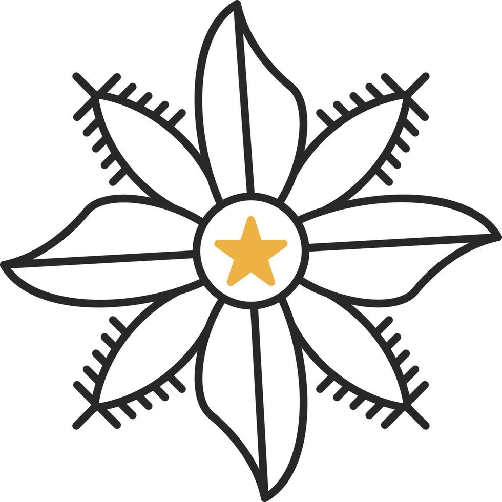 Borage Vector Icon Design