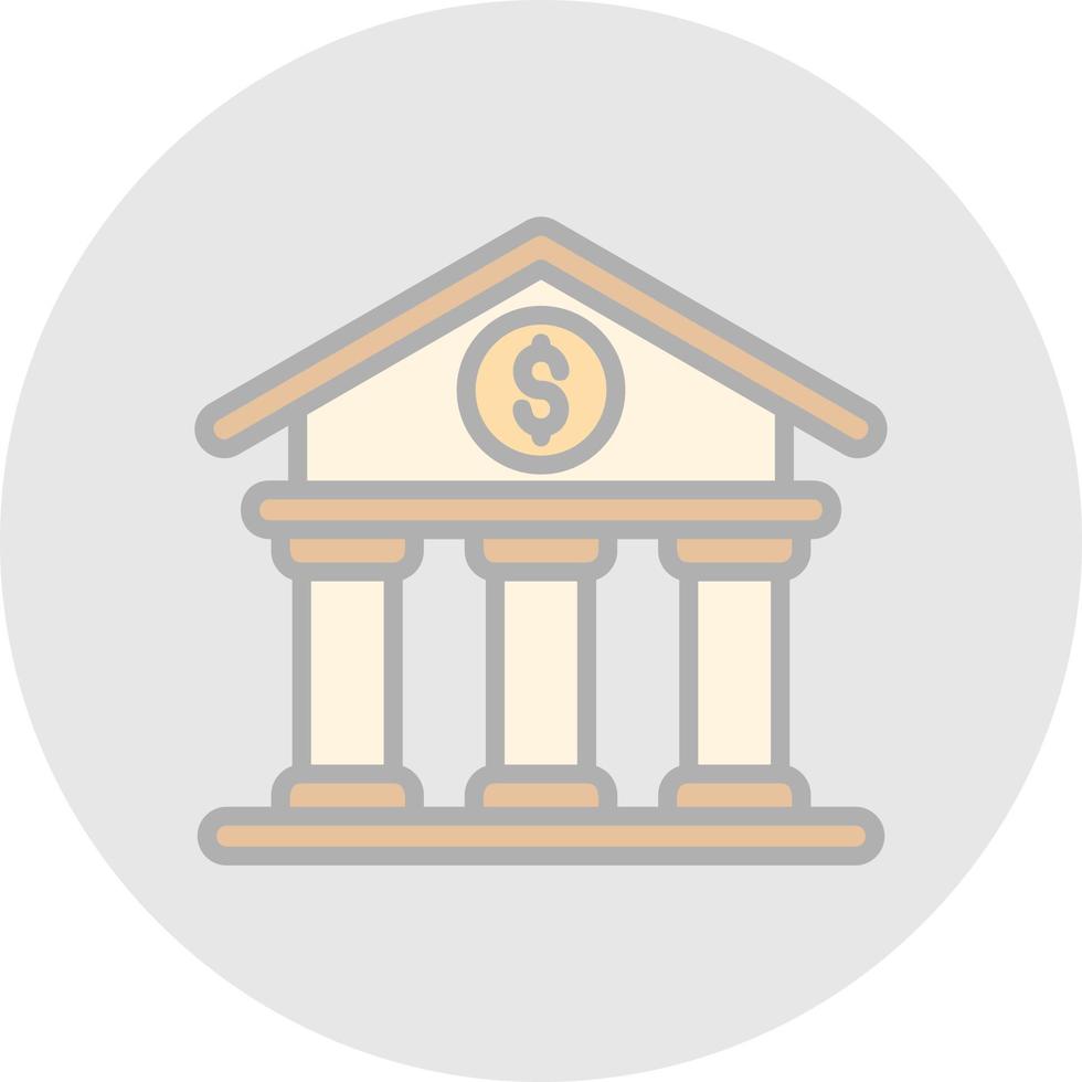 diseño de icono de vector de banco