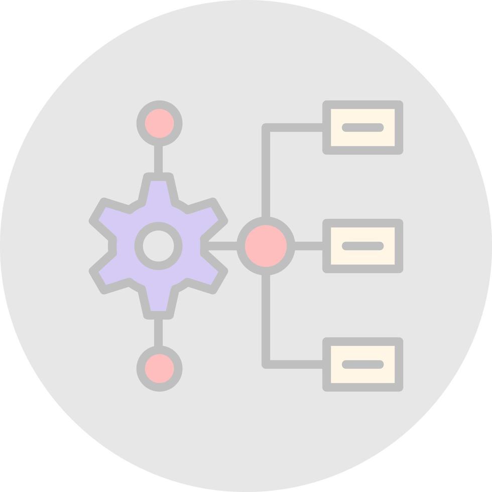 Workflow Vector Icon Design