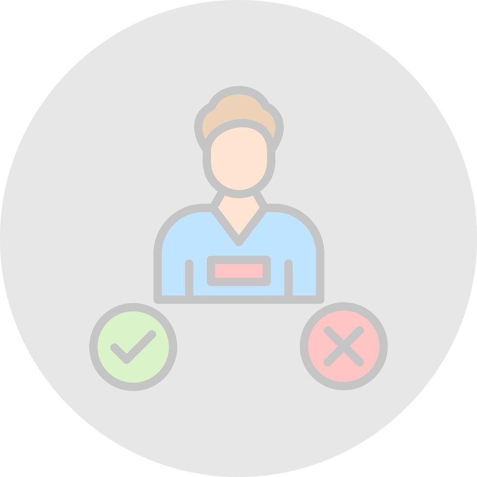 Decision Making Vector Icon Design
