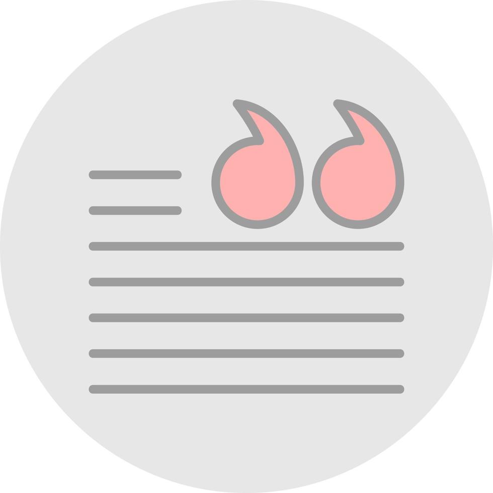 Quotation Vector Icon Design