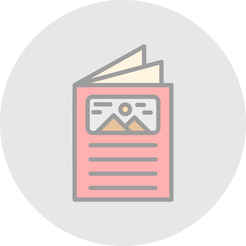 Magazine Vector Icon Design