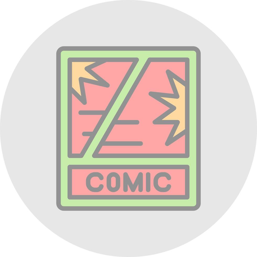 diseño de icono de vector de cómic