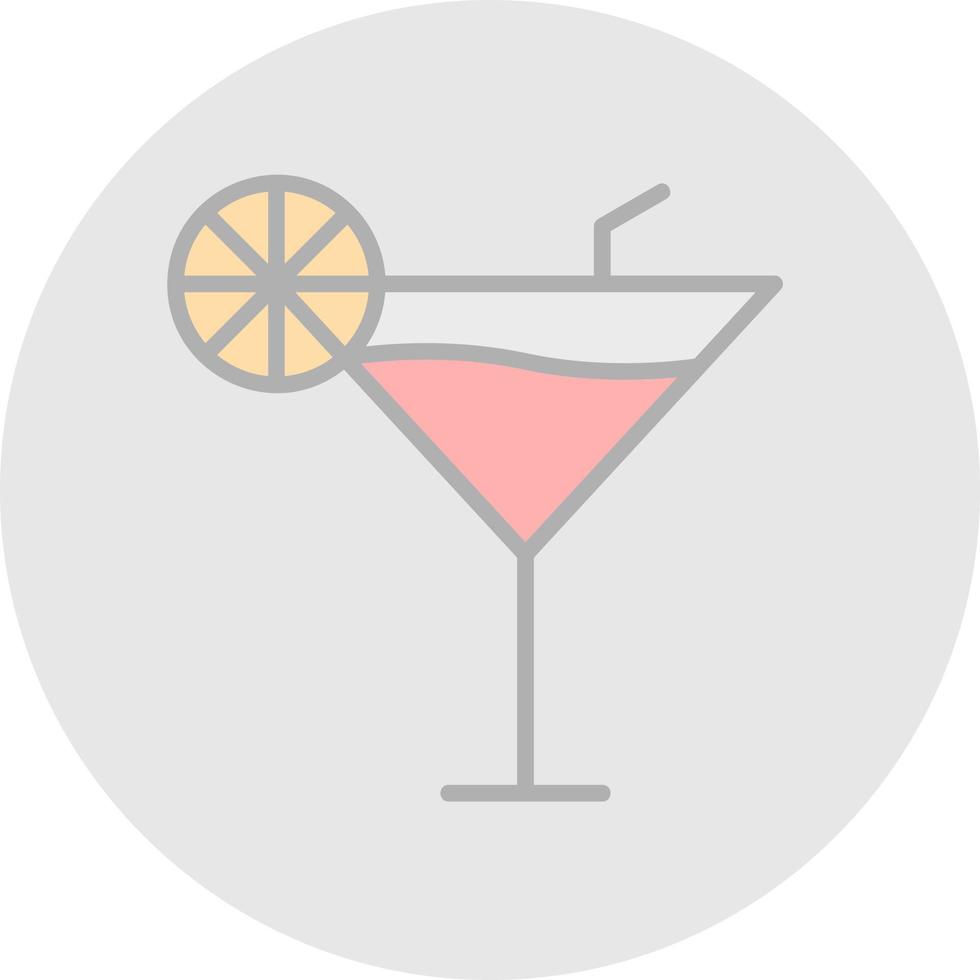 Cocktail Vector Icon Design