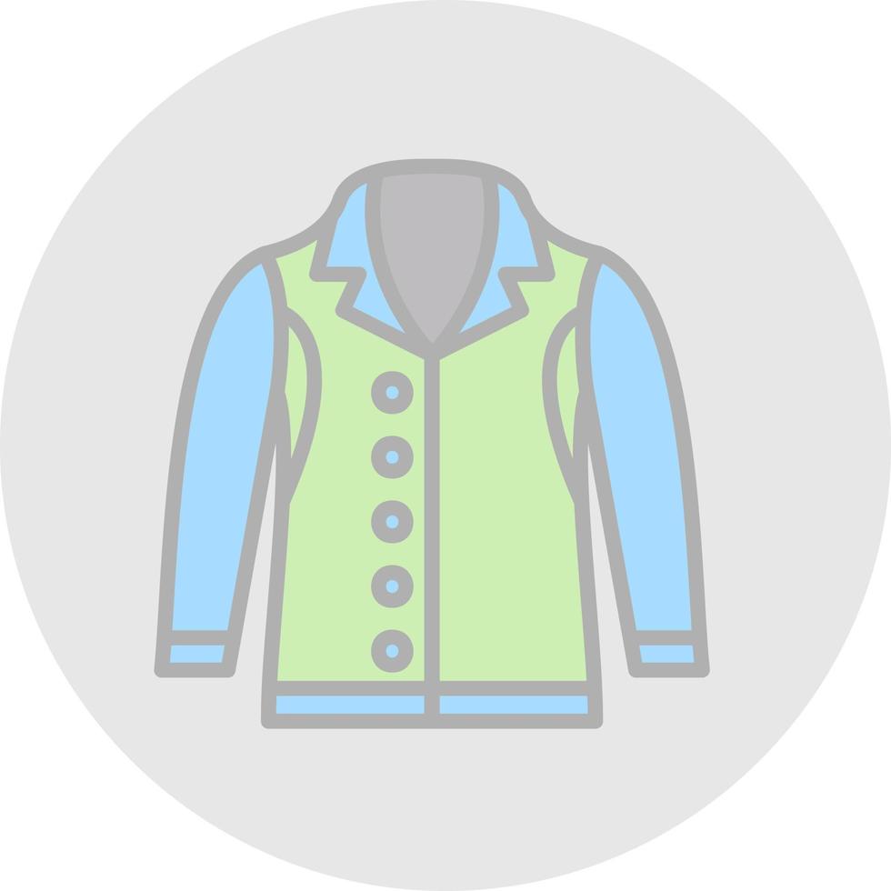 Coat Vector Icon Design