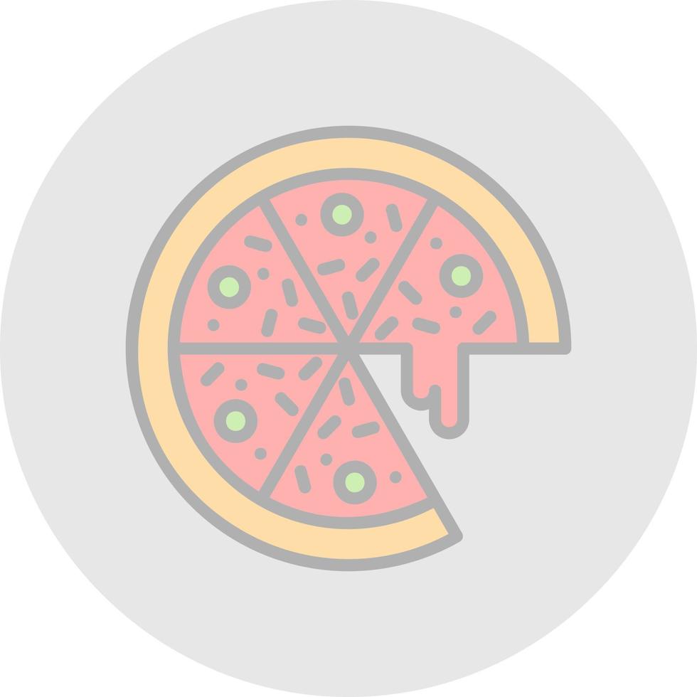 Pizza Vector Icon Design